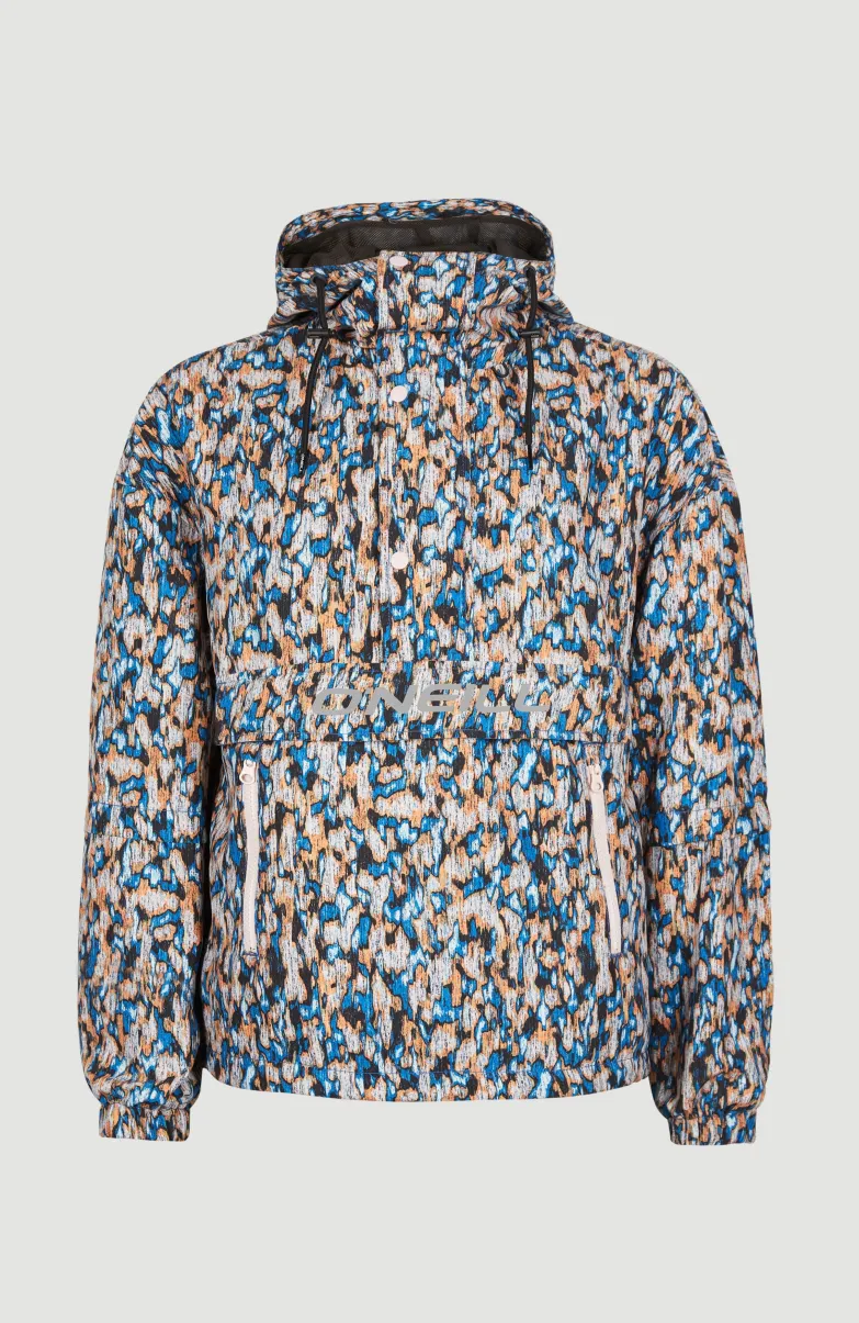 Modular Anorak Jas | Blue Minimal Camo