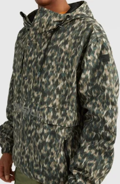 Modular Anorak Jas | Green Minimal Camo