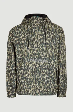 Modular Anorak Jas | Green Minimal Camo