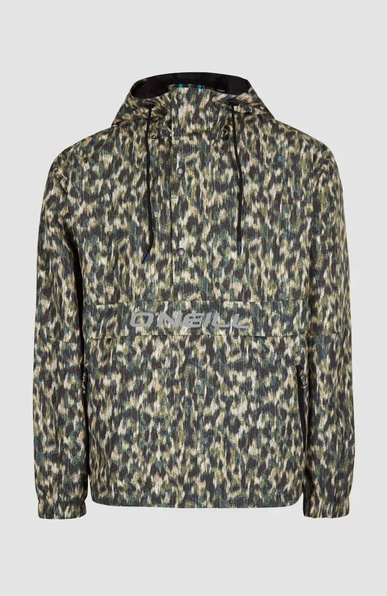 Modular Anorak Jas | Green Minimal Camo