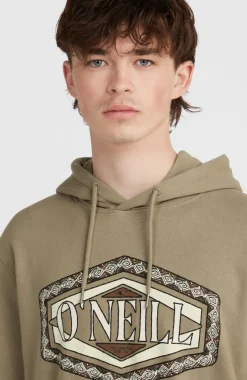 O'Neill Front Print Hoodie | Concrete