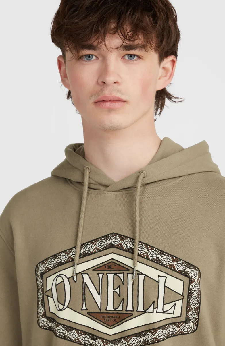 O'Neill Front Print Hoodie | Concrete