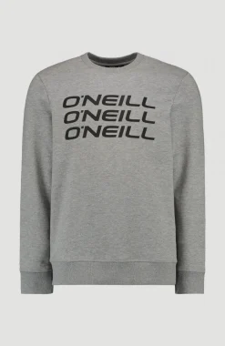 O'Neill Triple Stack Crew Sweatshirt | Silver Melee -A