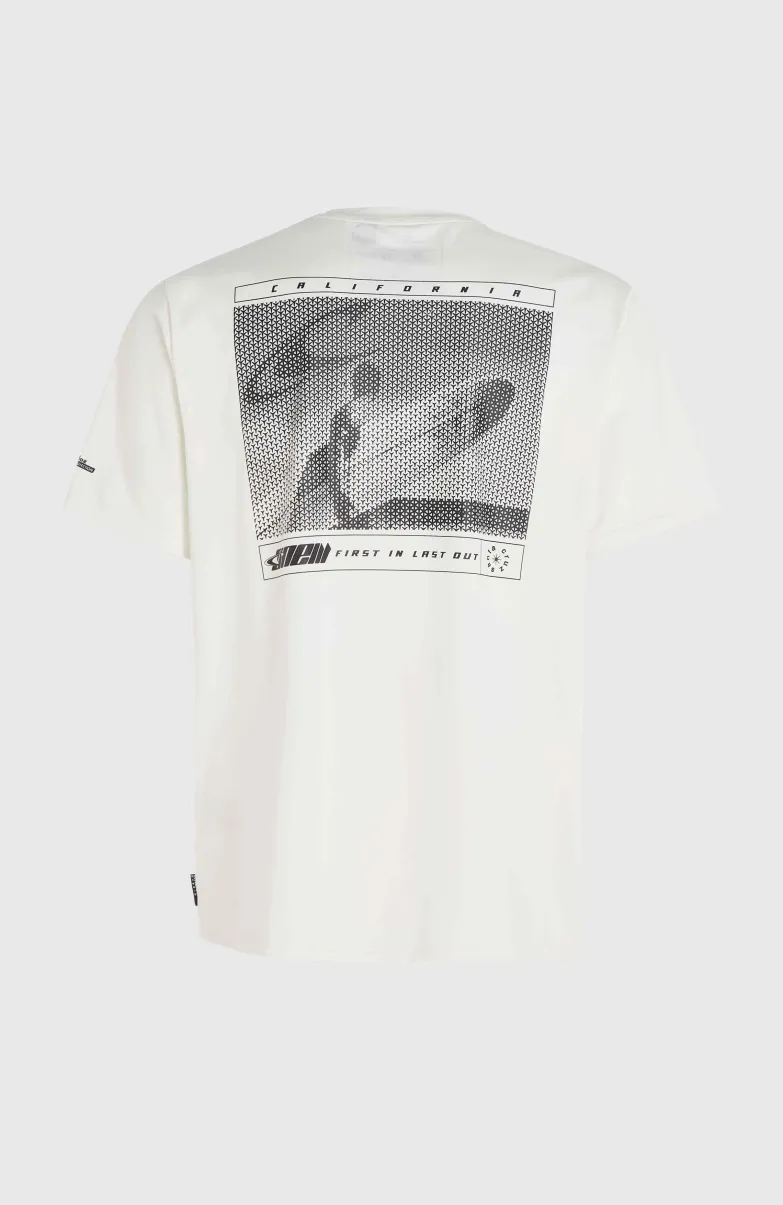 O'Neill TRVLR Series Photoprint Polygiene T-shirt | Snow White