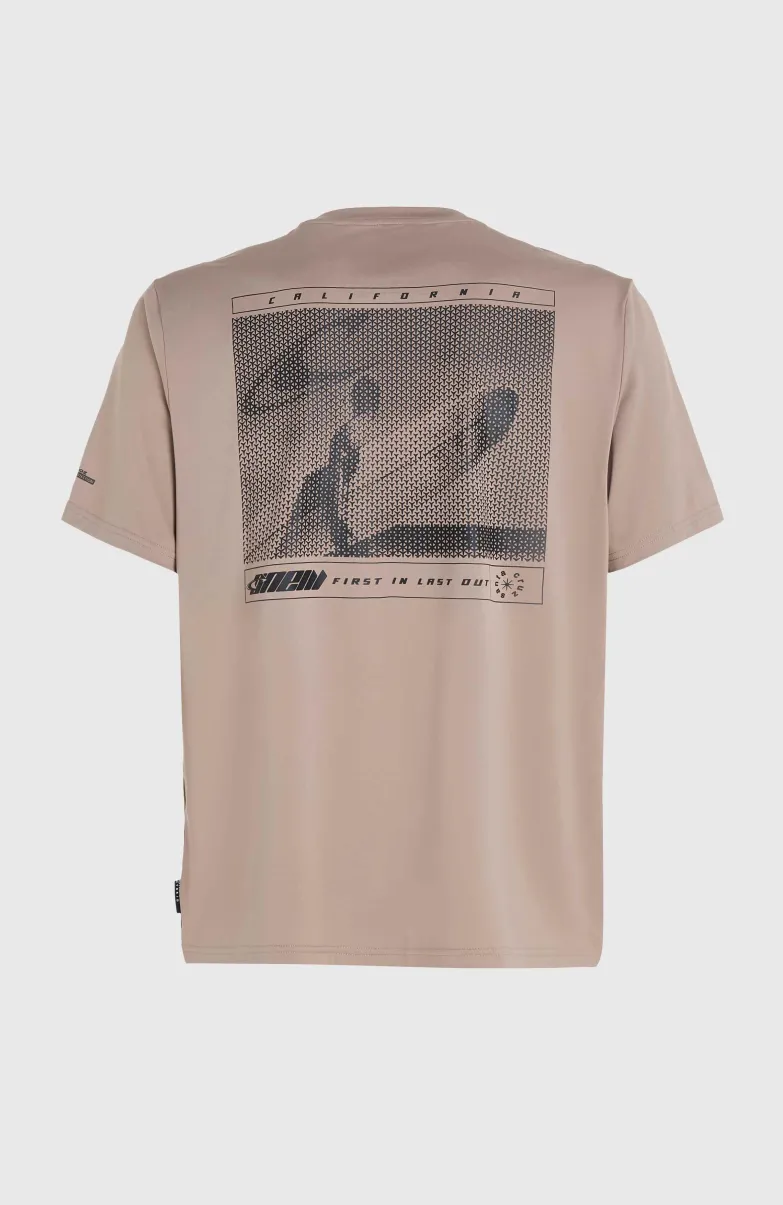 O'Neill TRVLR Series Photoprint Polygiene T-shirt | Pumpkin Smoke
