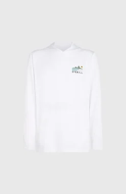 O'Neill TRVLR Series UPF Shirt Met Lange Mouwen En Capuchon | Snow White