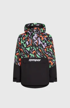O'Riginals Anorak Wintersportjas | Black Kemper Print