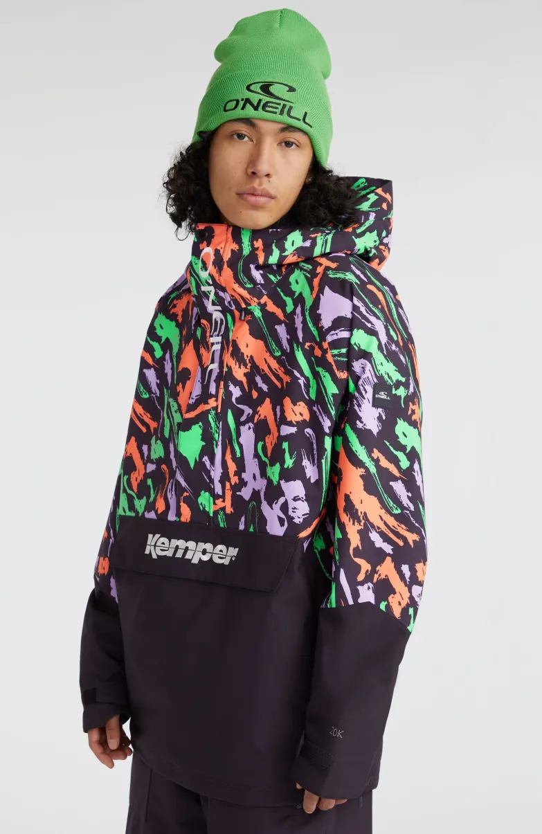 O'Riginals Anorak Wintersportjas | Black Kemper Print