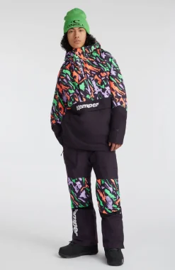 O'Riginals Anorak Wintersportjas | Black Kemper Print