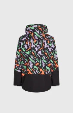 O'Riginals Anorak Wintersportjas | Black Kemper Print