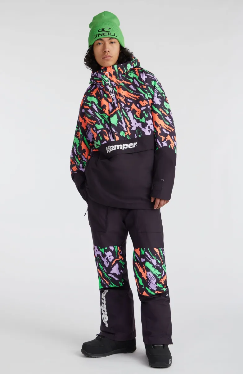 O'Riginals Anorak Wintersportjas | Black Kemper Print