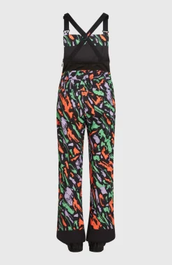 O'Riginals Bib Regular Wintersportbroek | Black Kemper Print