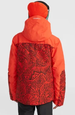 O'Riginals Block Wintersportjas | Red Sketcheritage