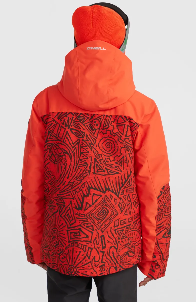 O'Riginals Block Wintersportjas | Red Sketcheritage