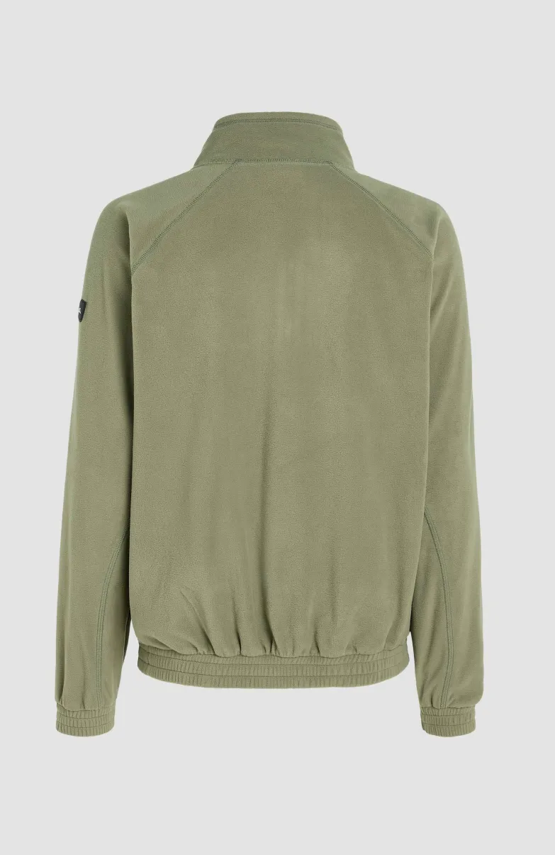 O'Riginals Polartec 100 Fleecetrui | Deep Lichen Green