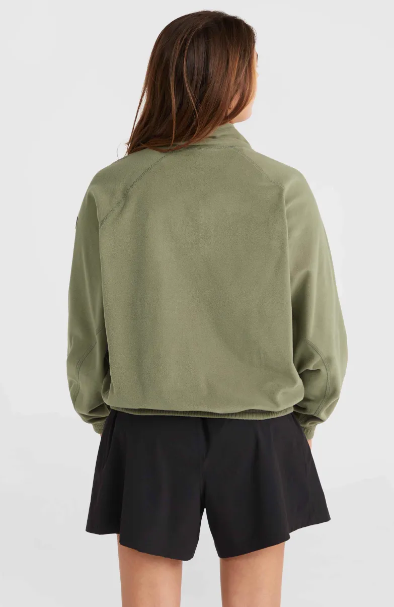 O'Riginals Polartec 100 Fleecetrui | Deep Lichen Green