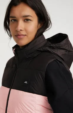 O'Riginals Puffer Bodywarmer | Peach Whip Colour Block