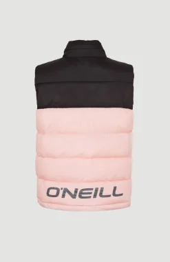 O'Riginals Puffer Bodywarmer | Peach Whip Colour Block