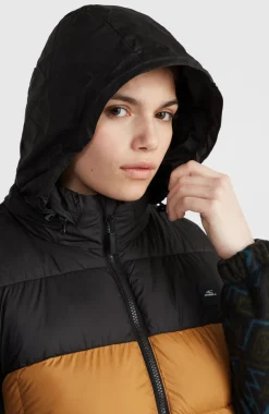 O'Riginals Puffer Bodywarmer | Rich Caramel Colour Block