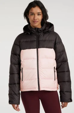 O'Riginals Pufferjas | Peach Whip Colour Block