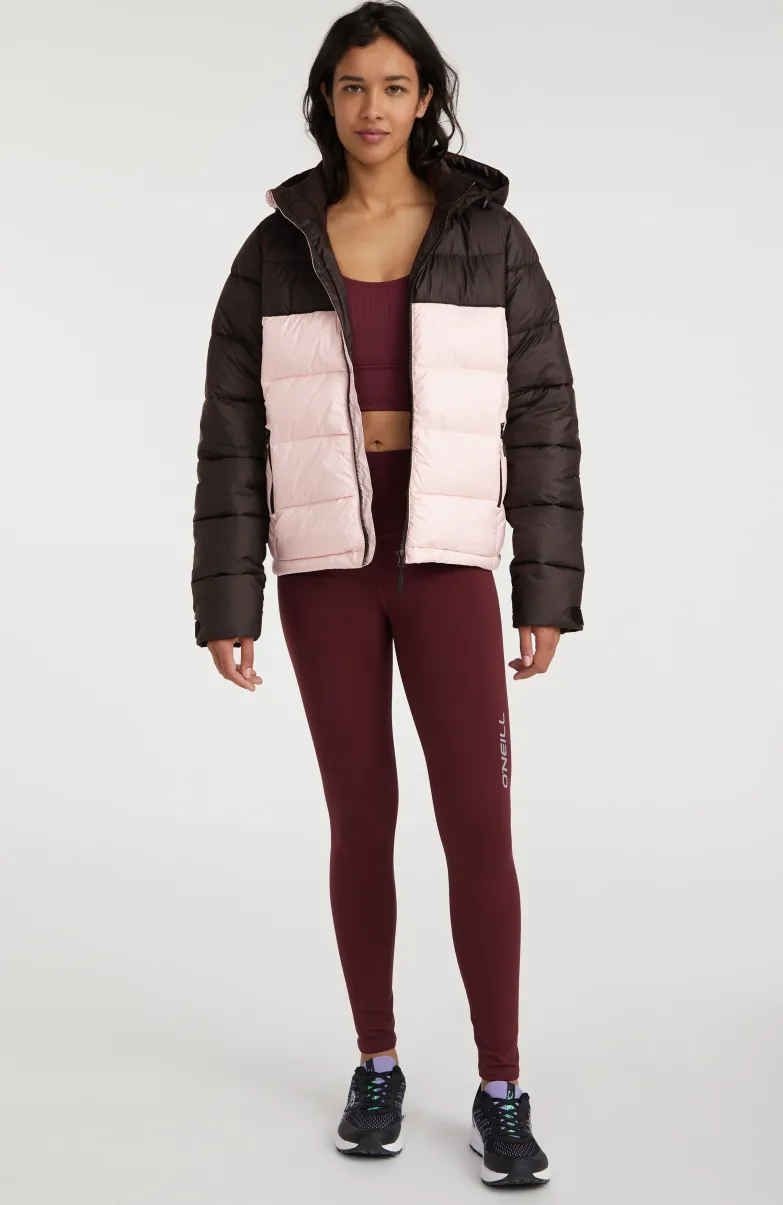 O'Riginals Pufferjas | Peach Whip Colour Block