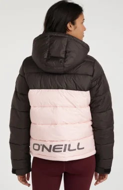 O'Riginals Pufferjas | Peach Whip Colour Block
