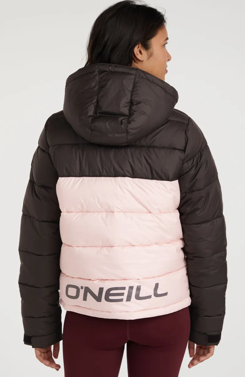 O'Riginals Pufferjas | Peach Whip Colour Block