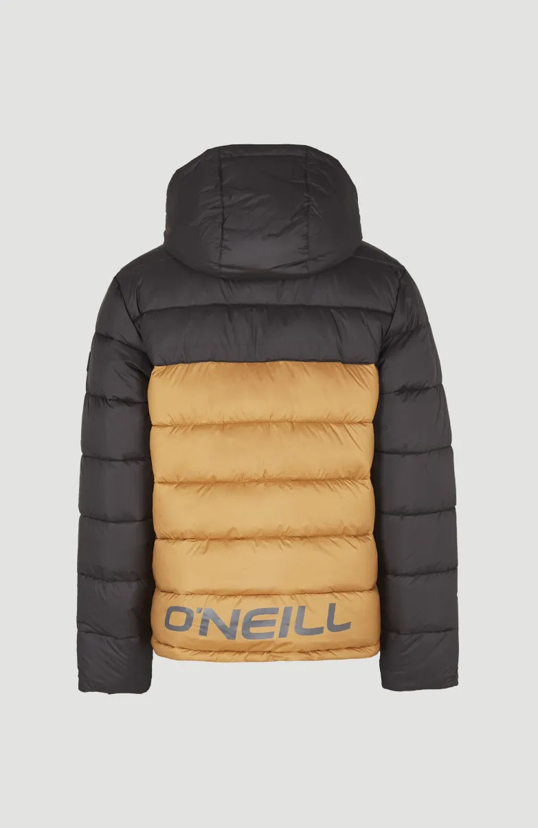 O'Riginals Pufferjas | Rich Caramel Colour Block