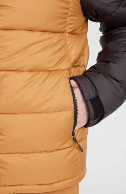 O'Riginals Pufferjas | Rich Caramel Colour Block