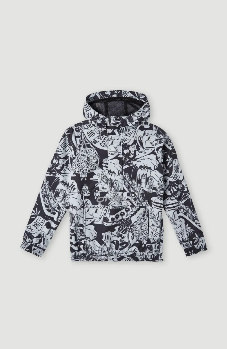 Outdoor Anorak Jas | Black Oyster