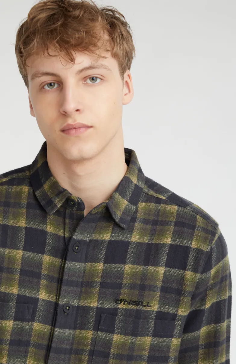 Overhemd O'Neill TRVLR Series Flannel Check | Green Shadow Check