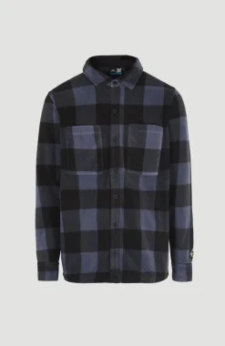 Overhemd Superfleece | Blue Utility Check