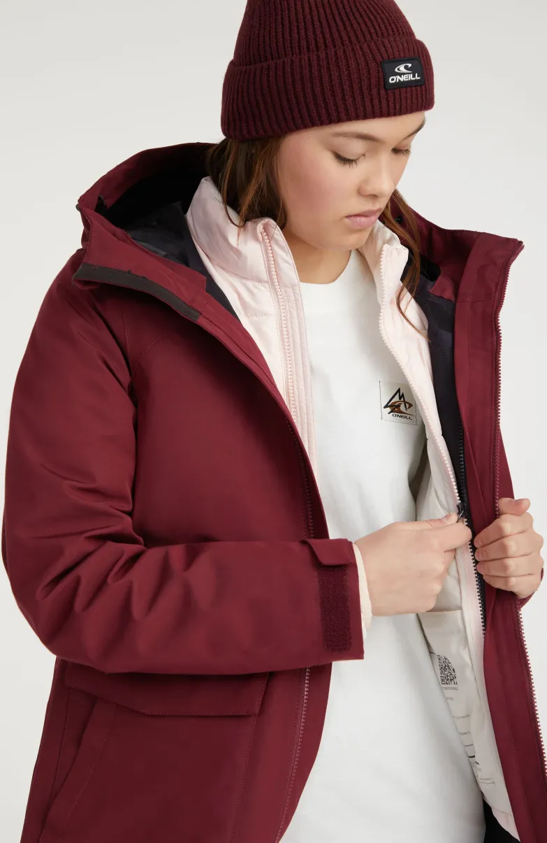 Parka O'Neill TRVLR Series Journey Shell | Windsor Wine