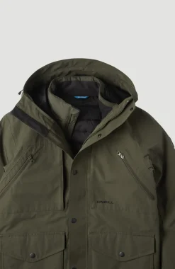 Parka O'Neill TRVLR Series Journey Shell | Forest Night