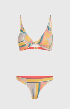 Pismo Flamenco Women Of The Wave Bikini | Yellow Art Geo