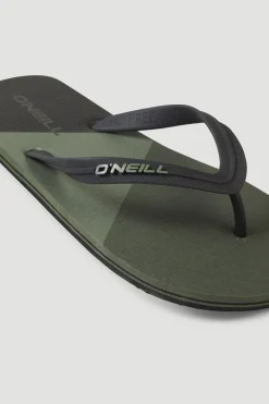 Profile Colour Block Sandalen | Deep Lichen Green Colour Block