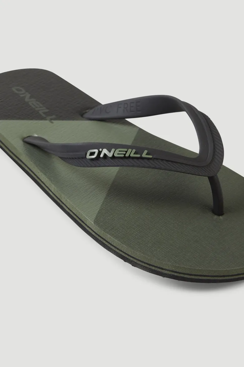 Profile Colour Block Sandalen | Deep Lichen Green Colour Block