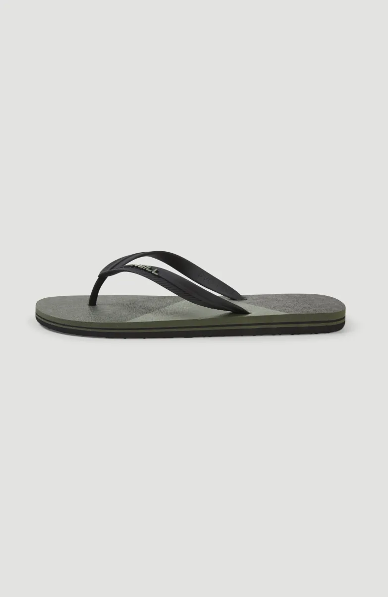 Profile Colour Block Sandalen | Deep Lichen Green Colour Block
