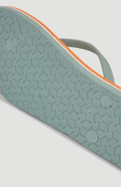Profile Graphic Slippers | Orange Multistripe