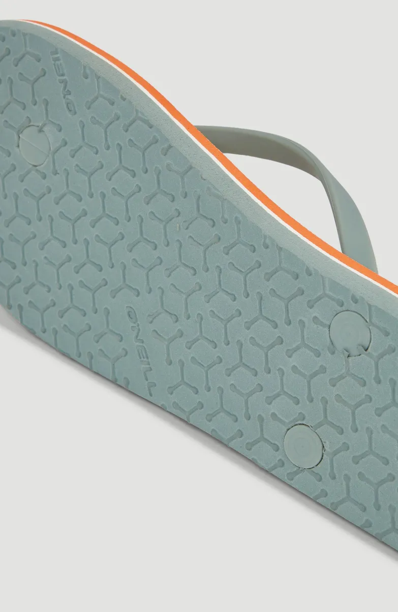 Profile Graphic Slippers | Orange Multistripe
