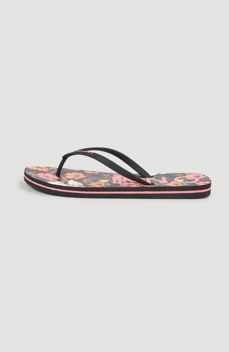 Profile Graphic Slippers | Black Bluemchen