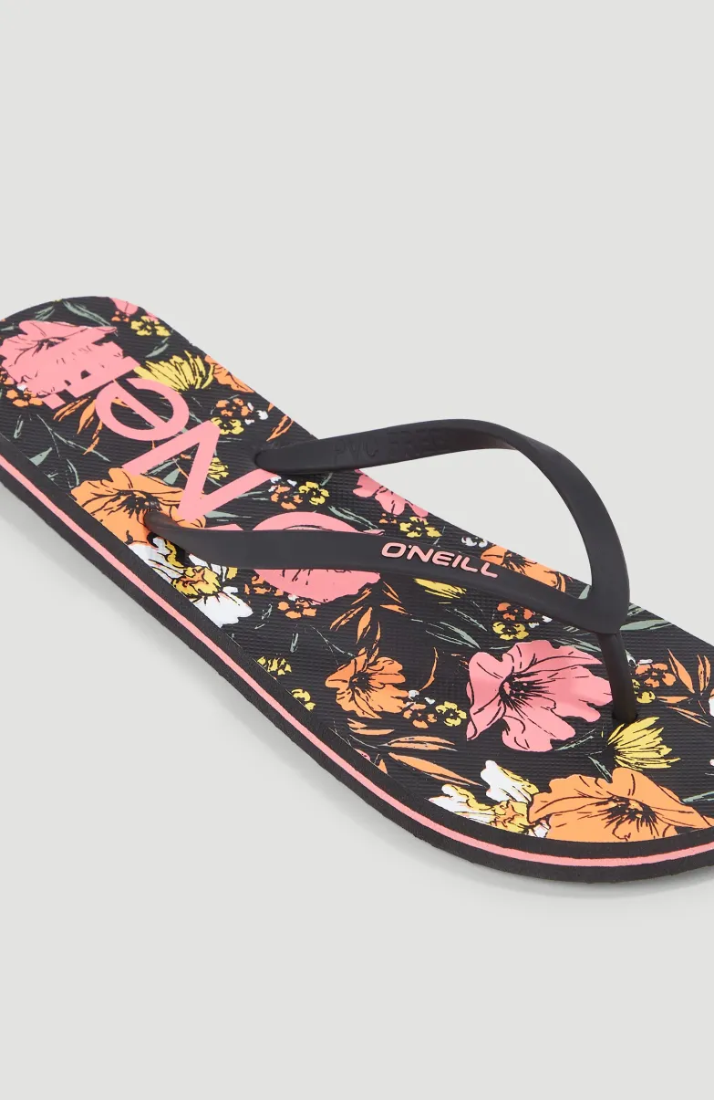 Profile Graphic Slippers | Black Bluemchen