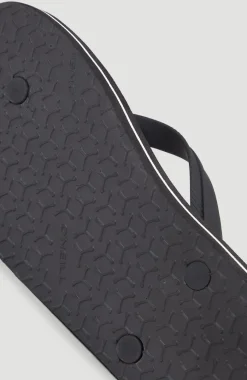 Profile Graphic Slippers | Black Simple Gradient B Panel