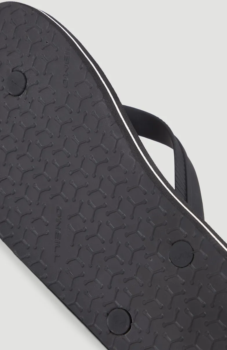 Profile Graphic Slippers | Black Simple Gradient B Panel