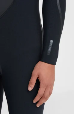 Psycho Tech 4/3mm Chest Zip Full Wetsuit | BLACK/BLACK