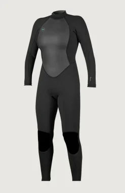 Reactor-2 3/2mm Back Zip Full Wetsuit | BLACK/BLACK
