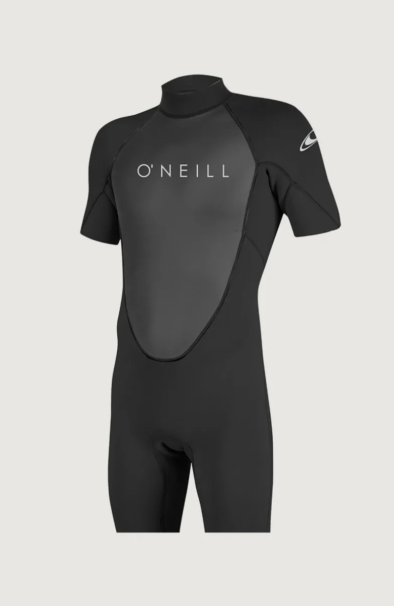Reactor-2 2mm Back Zip Shortsleeve Spring Wetsuit | BLACK/BLACK