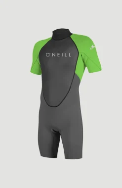 Reactor-2 2mm Back Zip Shortsleeve Spring Wetsuit | GRAPH/DAYGLO