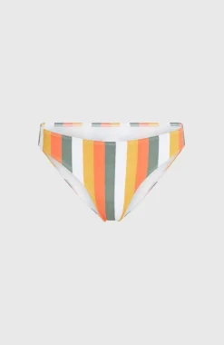 Rita Bikinibroekje | Orange Multistripe