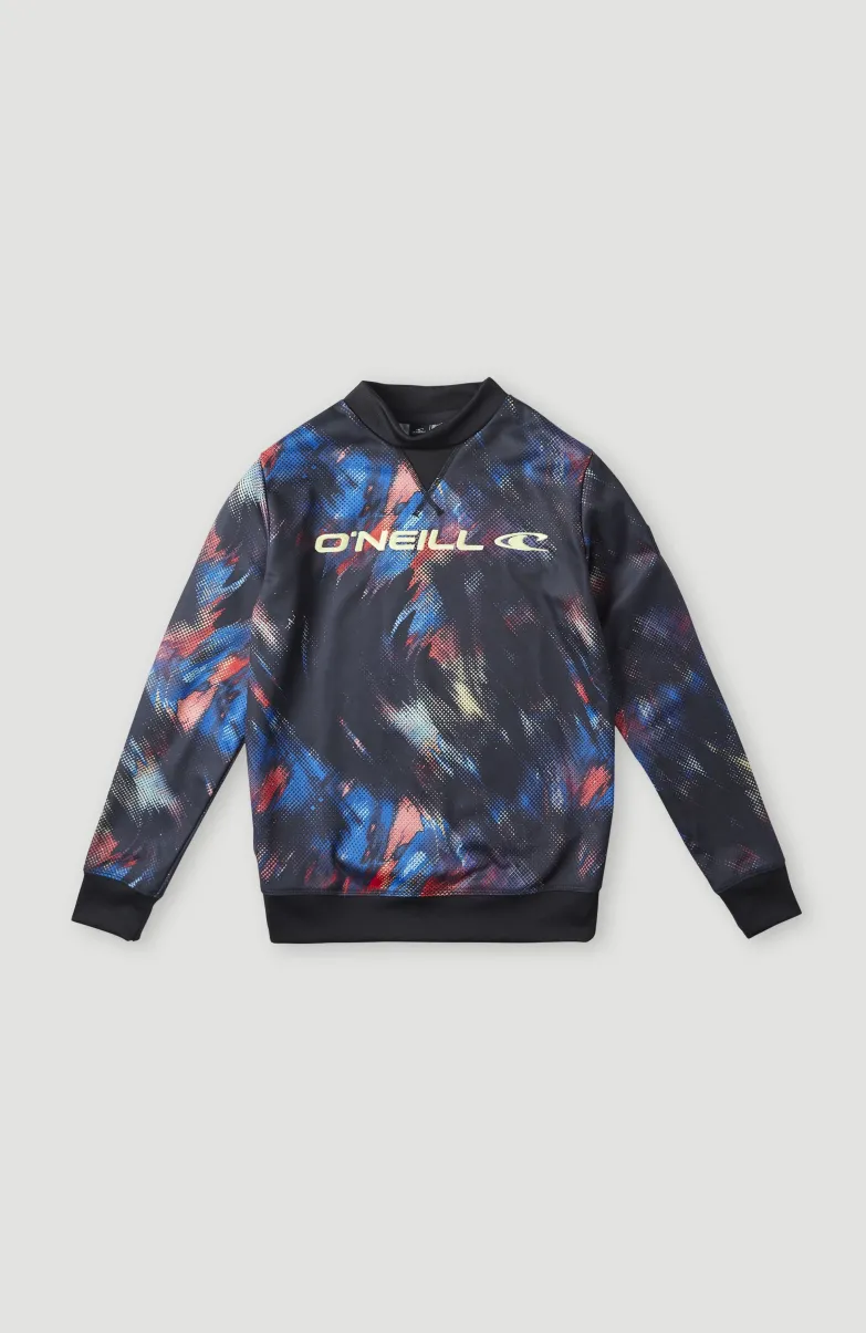 Rutile Crew Fleece | Black Future Fade